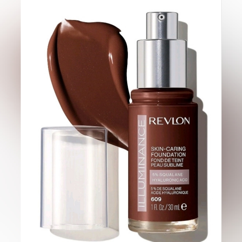 🤎✨ Revlon Illuminance Skin-Caring Foundation 609 Hydrating Glow 💛